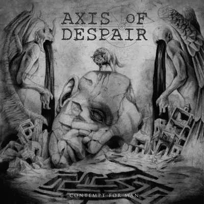 AXIS OF DESPAIR / CONTEMPT FOR MAN<SILVER VINYL>