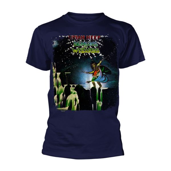 URIAH HEEP / ユーライア・ヒープ / DEMONS AND WIZARDS (NAVY)<SIZE:S>