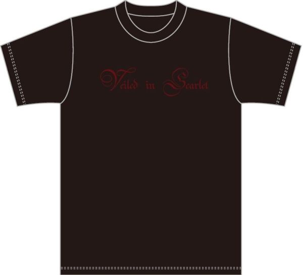 VEILED IN SCARLET / ヴェールド・イン・スカーレット / ロゴTシャツ<SIZE:S>