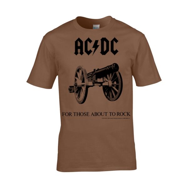AC/DC / エーシー・ディーシー / FOR THOSE ABOUT TO ROCK(BROWN)<SIZE:S>