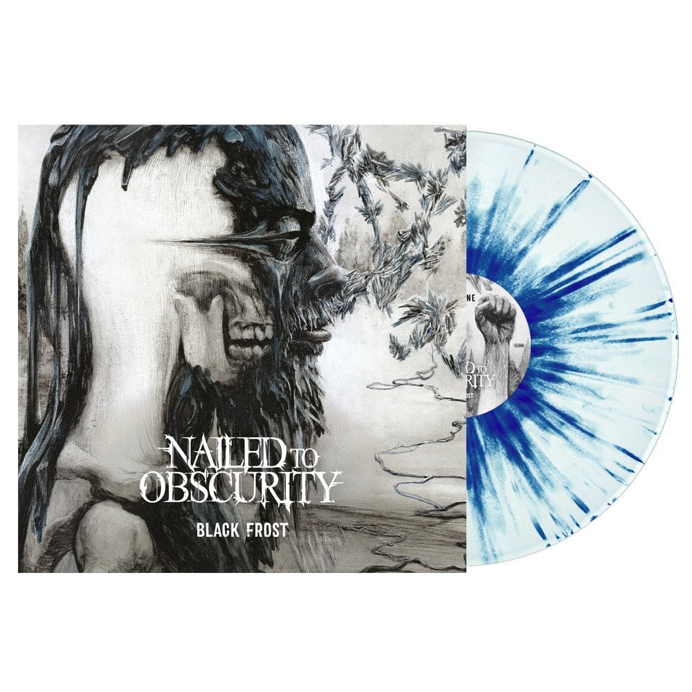 NAILED TO OBSCURITY / BLACK FROST<WHITE/BLUE SPLATTER VINYL>