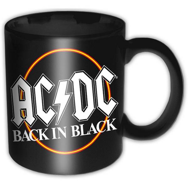 AC/DC / エーシー・ディーシー / BACK IN BLACK CIRCLE マグカップ