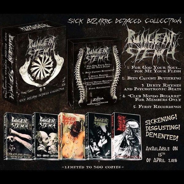 PUNGENT STENCH / パンジェント・ステンチ / SICK BIZARRE DEFACED COLLECTION TAPE BOX