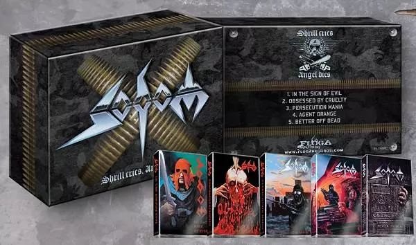 SODOM / ソドム / SHRILL CRIES, ANGEL DIES TAPE BOXSET