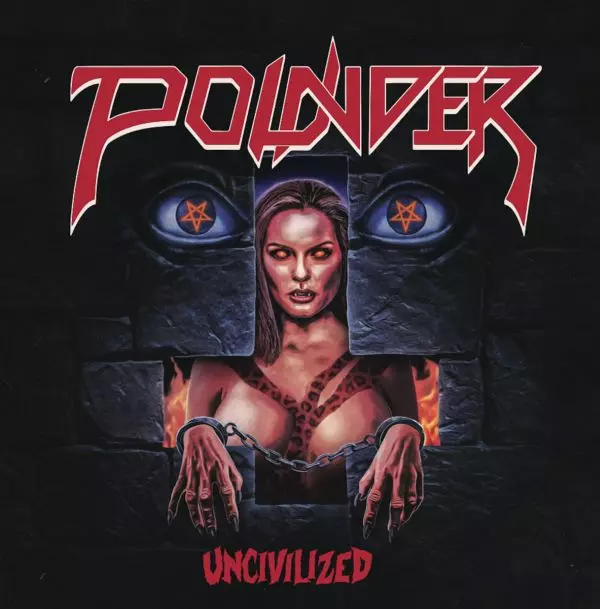 POUNDER / UNCIVILIZED<BLACK VINYL>
