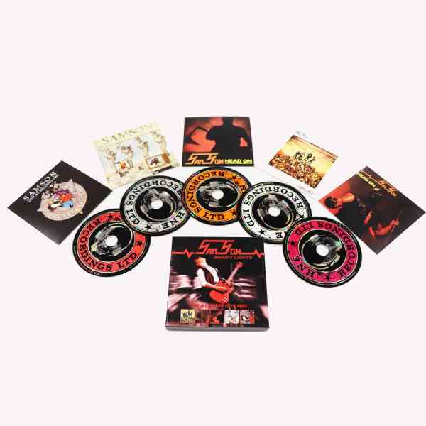 SAMSON (METAL) / サムソン / BRIGHT LIGHTS - THE ALBUMS 1979-1981 5CD CLAMSHELL BOX