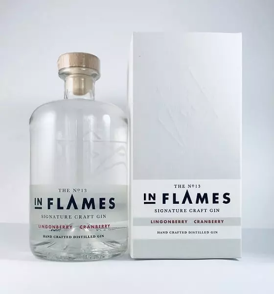 IN FLAMES / イン・フレイムス / SIGNATURE CRAFT GIN NO.13 BATCH 5 - LINGONBERRY & CRANBERRY  <700ML> / シグネチャー・クラフトジン No.13 バッジ5 リンゴンベリー&クランベリー<700ML>