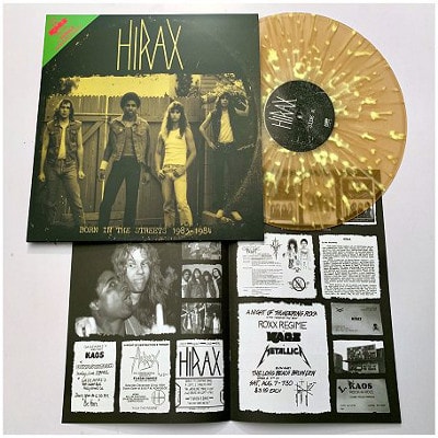 HIRAX / ハイラックス / BORN IN THE STREETS 1983-84<DIEHARD SPLATTER VINYL>