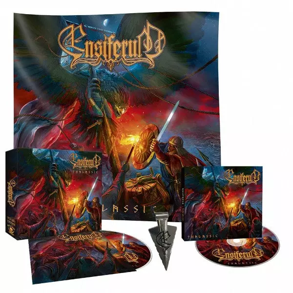 ENSIFERUM / エンシフェルム / THALASSIC<BOX SET - DIGIPAK CD + BONUS CD + FLAG + PENDENT>