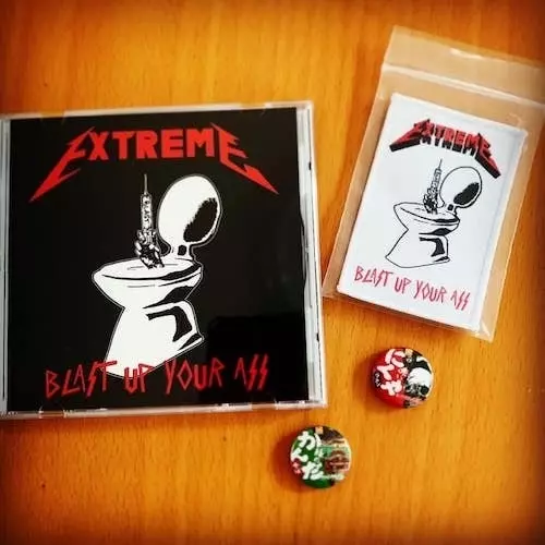SPLIT (BUTCHER ABC / KANDARIVAS) / Blast Up Your Ass<CD+パッチ+缶バッジ付き限定版>