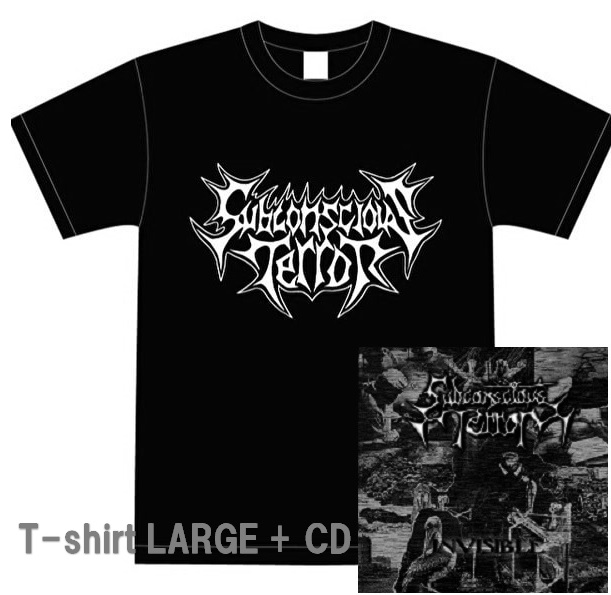SUBCONSCIOUS TERROR JAPAN / サブコンシャス・テラー・ジャパン / Invisible<CD+Tshirt Large> / インヴィジブル<Tシャツ付きLサイズ>