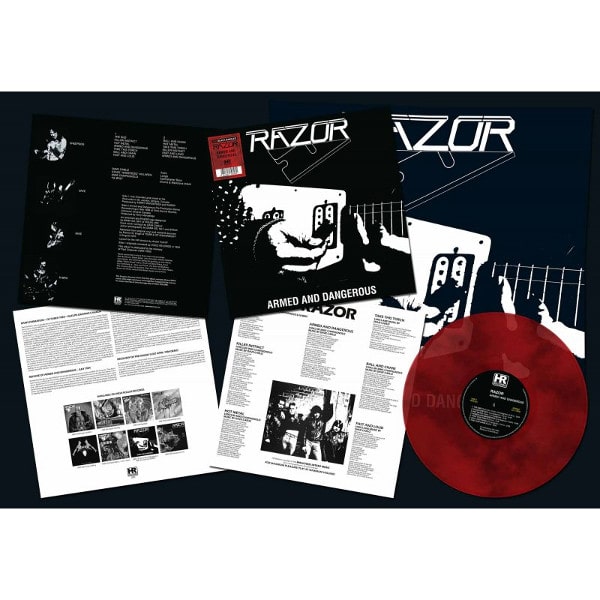RAZOR / レイザー / ARMED AND DANGEROUS<RED/ BLACK MARBLED VINYL>