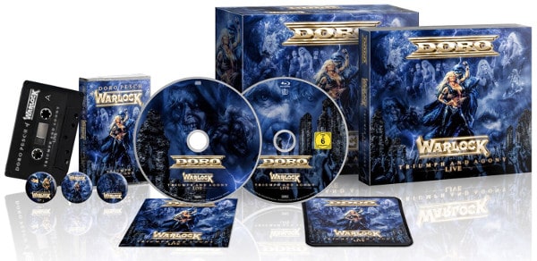 DORO / ドロ / TRIUMPH AND AGONY LIVE<CD+BLU-RAY+CASS+PATCH+BUTTON>