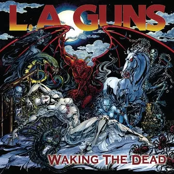 L.A.GUNS / エルエーガンズ / WAKING THE DEAD<LP/RED/WHITE/BLUE SPLATTER 140 GRAM VINYL, FIRST TIME ON VINYL, DOWNLOAD, INDIE EXCLUSIVE> 