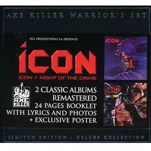 ICON Night of the Crime 未開封 廃盤 レア 輸入盤 CD ICON + NIGHT OF THE CRIME/ICON/アイコン｜HARDROCK & HEAVYMETAL