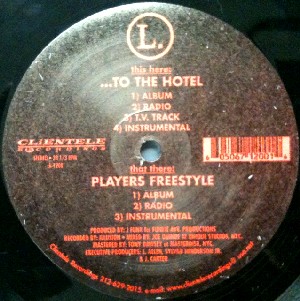 L. - To The Hotel / Players Freestylevinyl