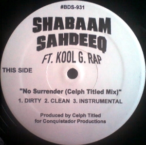 SHABAAM SAHDEEQ / No Surrender (Remixes) 