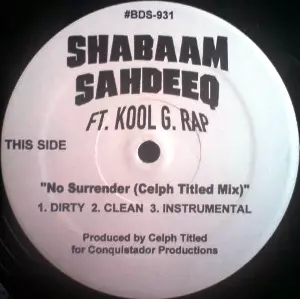 SHABAAM SAHDEEQ / No Surrender (Remixes) 