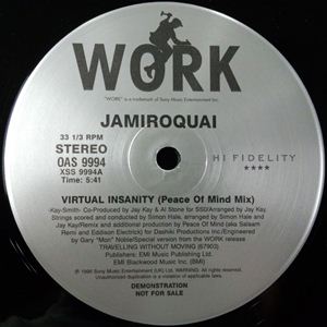 JAMIROQUAI / ジャミロクワイ / VIRTUAL INSANITY - PEACE OF MIND MIX - (ORIGINAL PROMO)