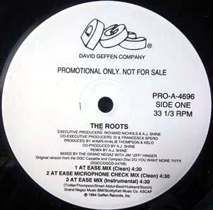 THE ROOTS (HIPHOP) / DISTORTION TO STATIC REMIX - US PRESS -