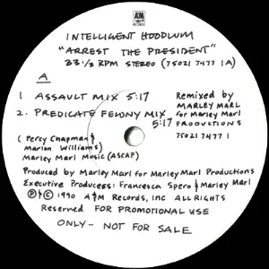 TRAGEDY KHADAFI aka INTELLIGENT HOODLUM / トラジェディ・カダフィー / ARREST THE PRESIDENT - US ORIGINAL PROMO PRESS -