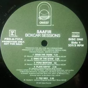 Saafir a.k.a. Mr.No No / サフィアー / BOXCAR SESSIONS - UNOFFICIAL PRESS 2LP -