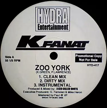 K.FANAT / ZOO YORK / MAINTAIN -PROMOTIONAL COPY-