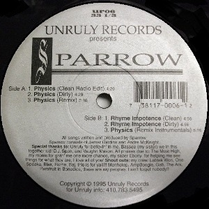 PHYSICS - US ORIGINAL PRESS -/SPARROW THE MOVEMENT｜HIPHOP/R&B ...