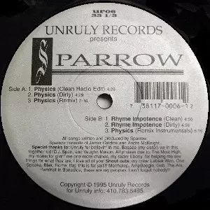 PHYSICS - US ORIGINAL PRESS -/SPARROW THE MOVEMENT｜HIPHOP/R&B