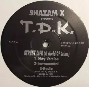 STREET LIFE (A WORLD OF CRIME) - US ORIGINAL PRESS -/T.D.K.