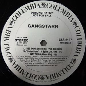 GANG STARR / ギャング・スター / JAZZ THING - US ORIGINAL PROMO PRESS -