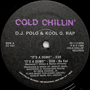 KOOL G RAP & DJ POLO / クール・G・ラップ&DJポロ / IT'S A DEMO -US ORIGINAL PRESS-