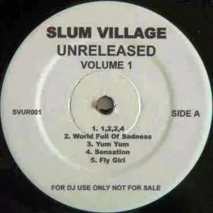 洋楽 Slum Village / Unreleased Volume 1 UNRELEASED VOLUME 1/SLUM VILLAGE/スラムヴィレッジ｜HIPHOP/R&B