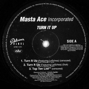 MASTA ACE INCORPORATED / TURN IT UP / TOP TEN LIST - US ORIGINAL PRESS -