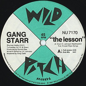 GANG STARR / ギャング・スター / LESSON - US ORIGINAL PRESS -