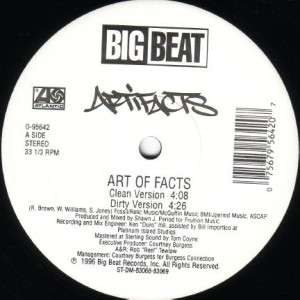 ART OF FACTS/ARTIFACTS/アーティファクツ｜HIPHOP/R&B｜ディスク 