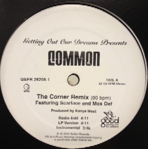 COMMON (COMMON SENSE) / コモン (コモン・センス) / CORNER REMIX - US ORIGINAL PROMO PRESS -