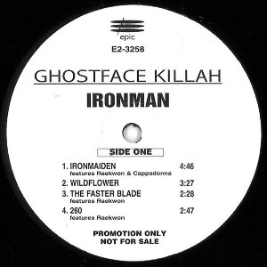 GHOSTFACE KILLAH / ゴーストフェイス・キラー / IRONMAN - US ORIGINAL PROMO PRESS -