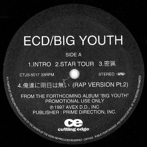 ECD / BIG YOUTH - PROMO 2LP -