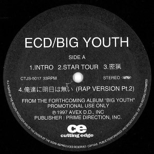 BIG YOUTH - PROMO 2LP -/ECD｜HIPHOP/R&B｜ディスクユニオン 