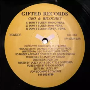 洋楽 Geo & Ricochet - Don't Sleep! (Showbiz) DON'T SLEEP!/GEO & RICOCHET (G.O. TA RICOCHET / FREESTYLE