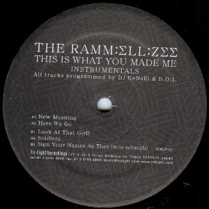 RAMMELLZEE / THIS IS WHAT YOU MADE ME INSTRUMENTALS