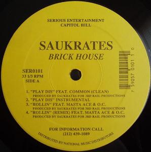 SAUKRATES / ソクラテス / BRICK HOUSE EP - US ORIGINAL PRESS -