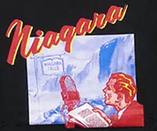 NIAGARA×WRANGLER TシャツBOX DJ (黒/Mサイズ)/EIICHI OHTAKI