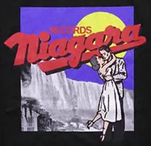 NIAGARA×WRANGLER TシャツBOX LOVERS (黒/Mサイズ)/EIICHI OHTAKI/大滝