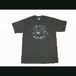 MAKOTO KAWAMOTO / 川本真琴 / 川本真琴デザインTiger Fake Fur  Tシャツ■(アースグリーン):サイズS