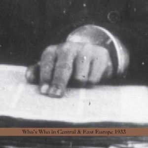 ARNOLD DREYBLATT / アーノルド・ドレイブラット / Who's Who In Central & East Europe 1933
