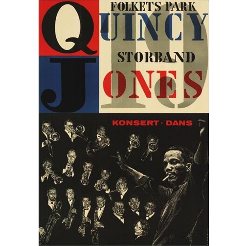 QUINCY JONES / クインシー・ジョーンズ / Poster(70X100 cm)  / ポスター(70X100 cm)