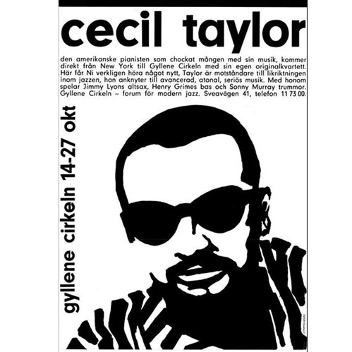 CECIL TAYLOR / セシル・テイラー / Poster(50X70 cm) / ポスター(50X70 cm)