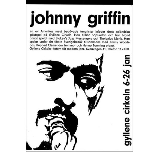 JOHNNY GRIFFIN / ジョニー・グリフィン / Poster(50X70 cm) / ポスター(50X70 cm)